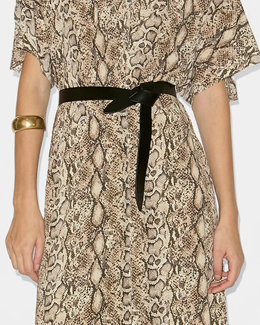 ISABEL MARANT LECCE belt black