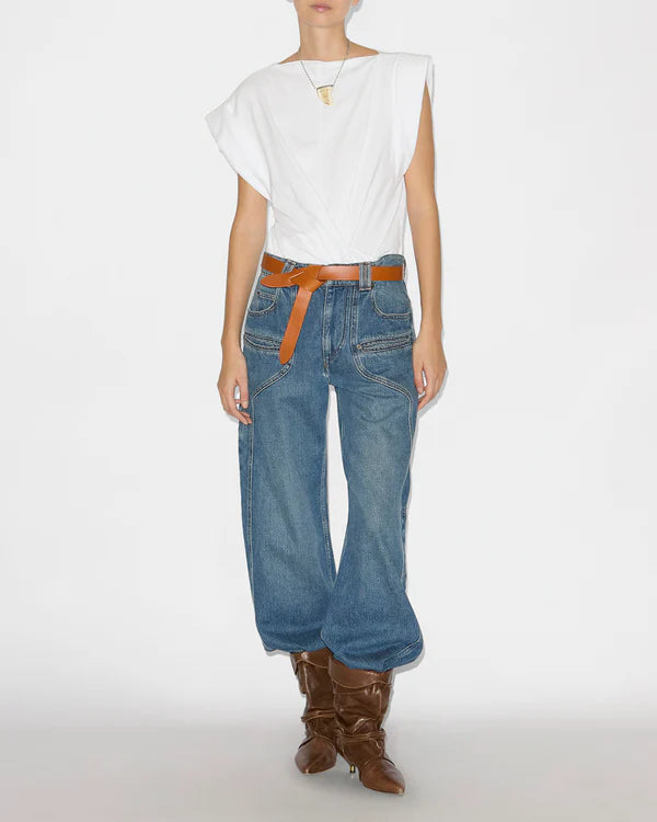 ISABEL MARANT LECCE belt natural