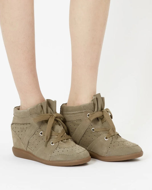 ISABEL MARANT BOBBY sneakers taupe