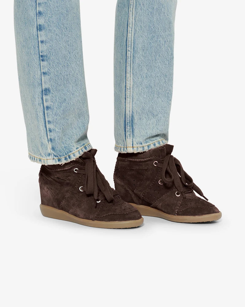 ISABEL MARANT BOBBY sneakers chocolate