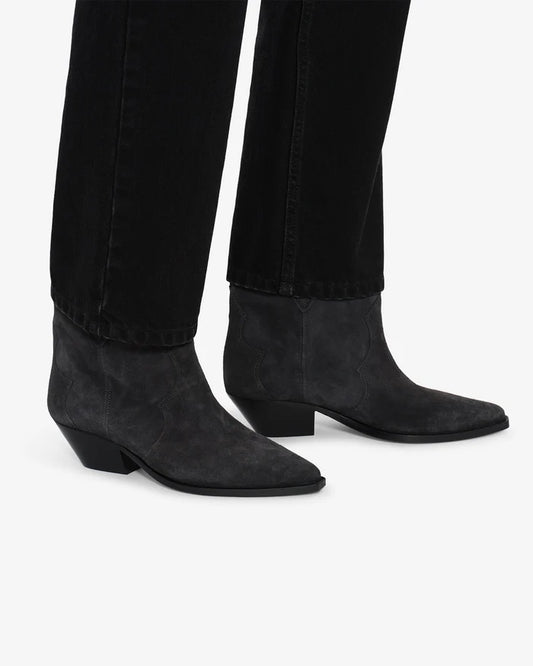 ISABEL MARANT DEWINA faded black boots