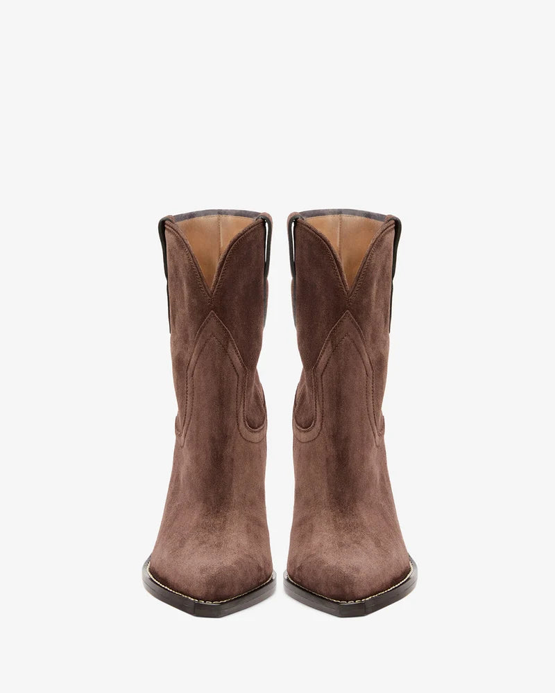 ISABEL MARANT LEYANE boots chocolate