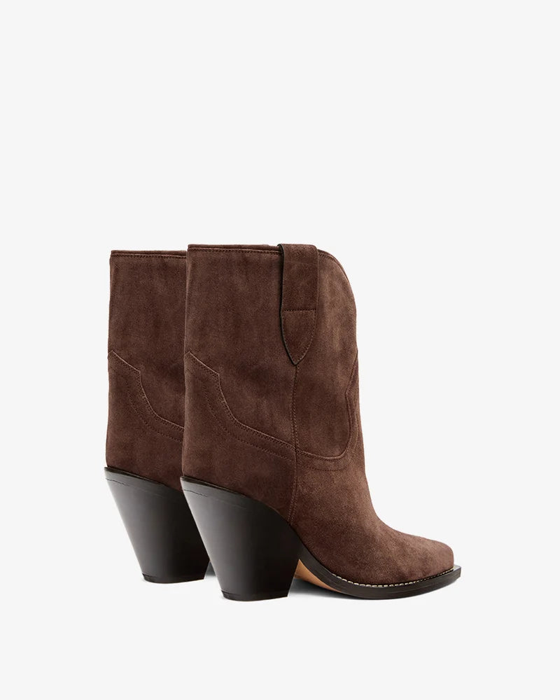 ISABEL MARANT LEYANE boots chocolate