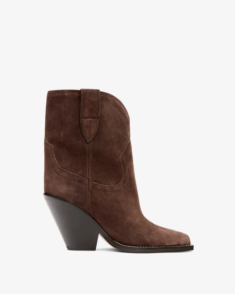 ISABEL MARANT LEYANE boots chocolate
