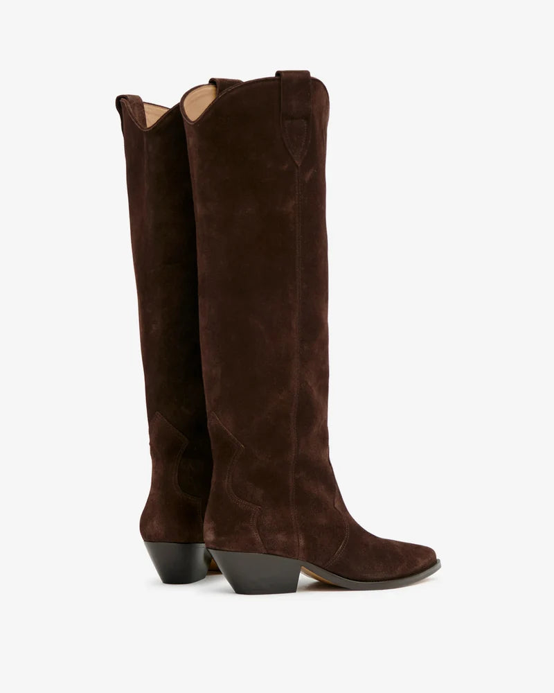 ISABEL MARANT DENVEE boots chocolate