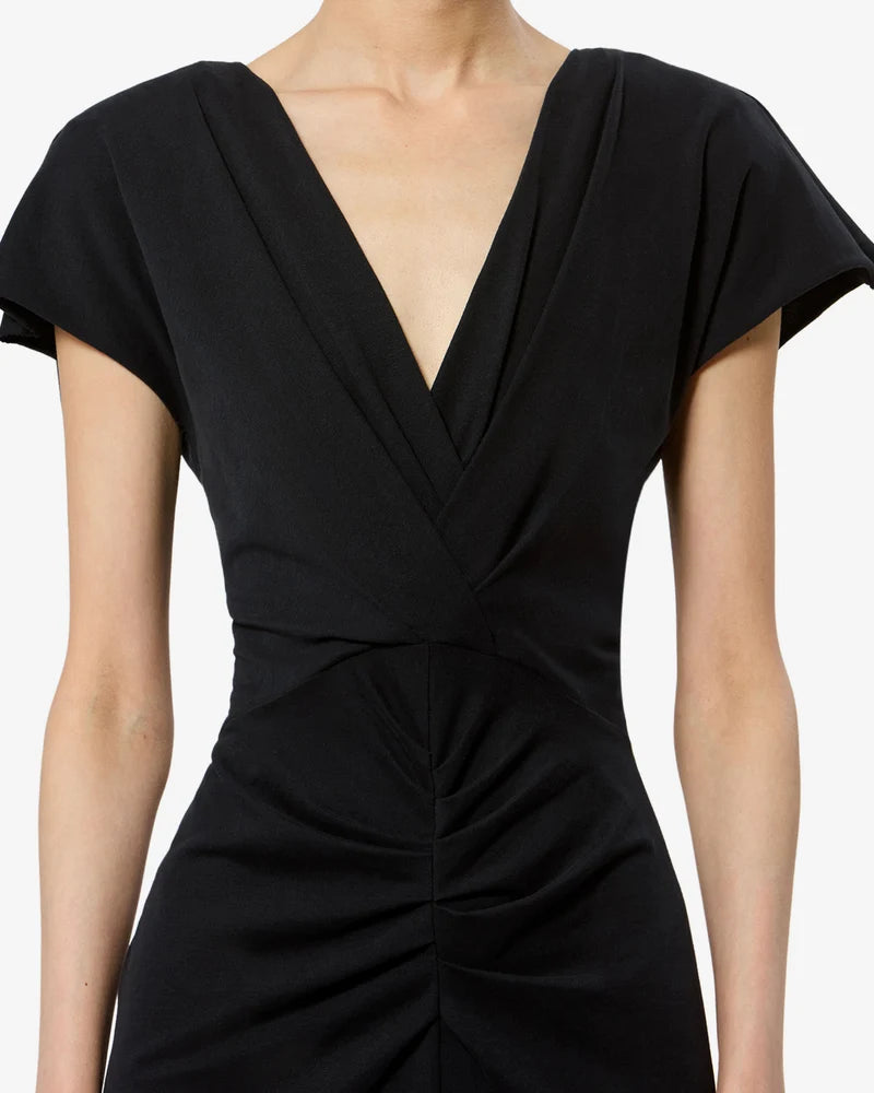 ISABEL MARANT NADRA dress black GOTS