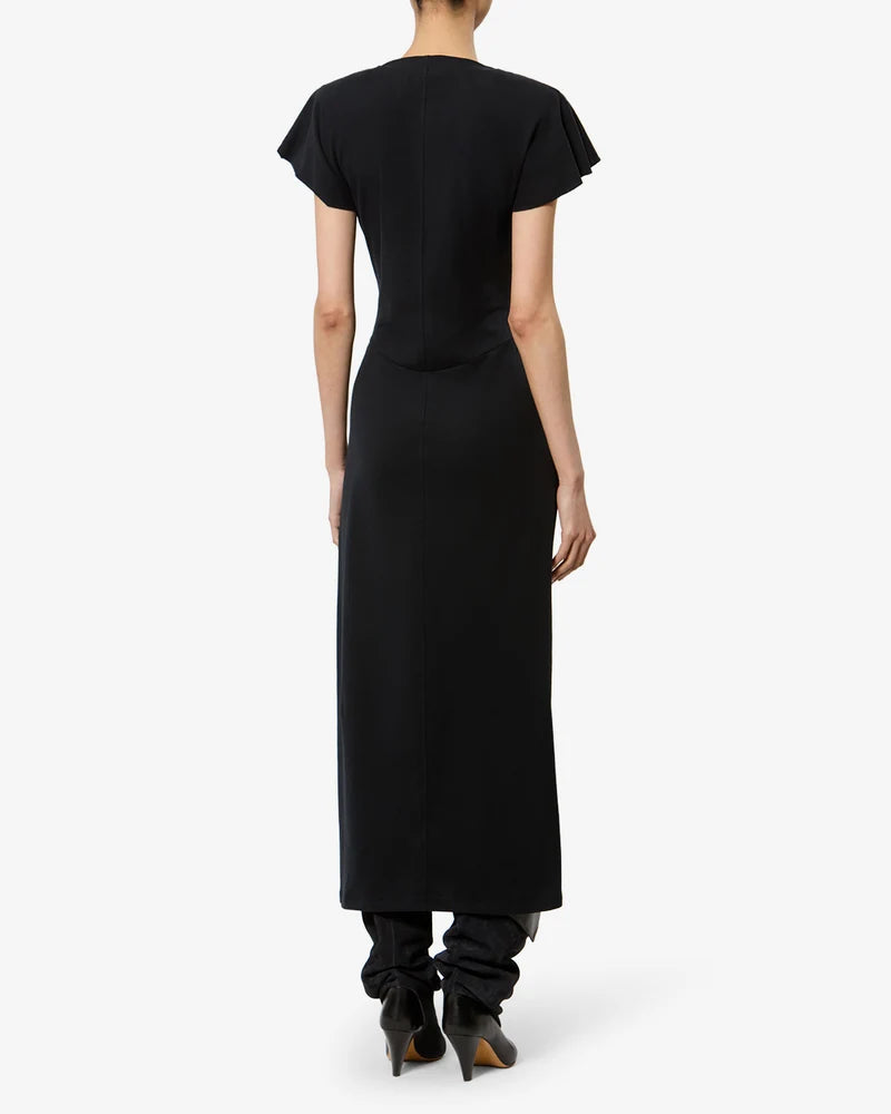 ISABEL MARANT NADRA dress black GOTS