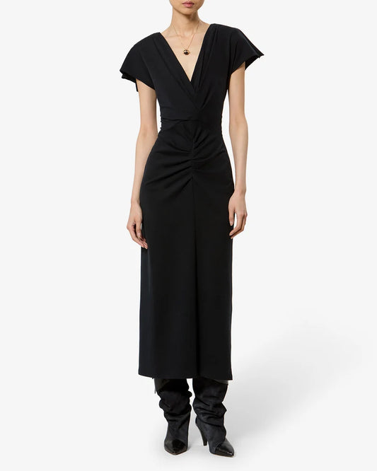 ISABEL MARANT NADRA dress black GOTS