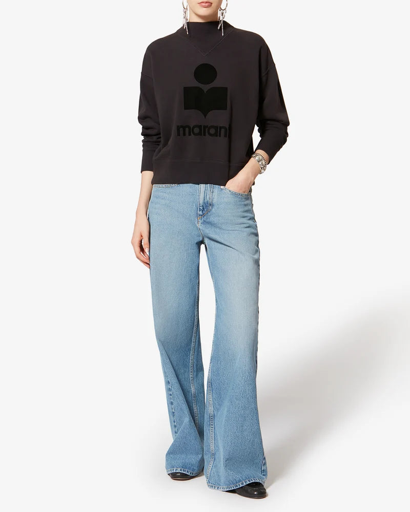 ISABEL MARANT MOBY sweatshirt faded black