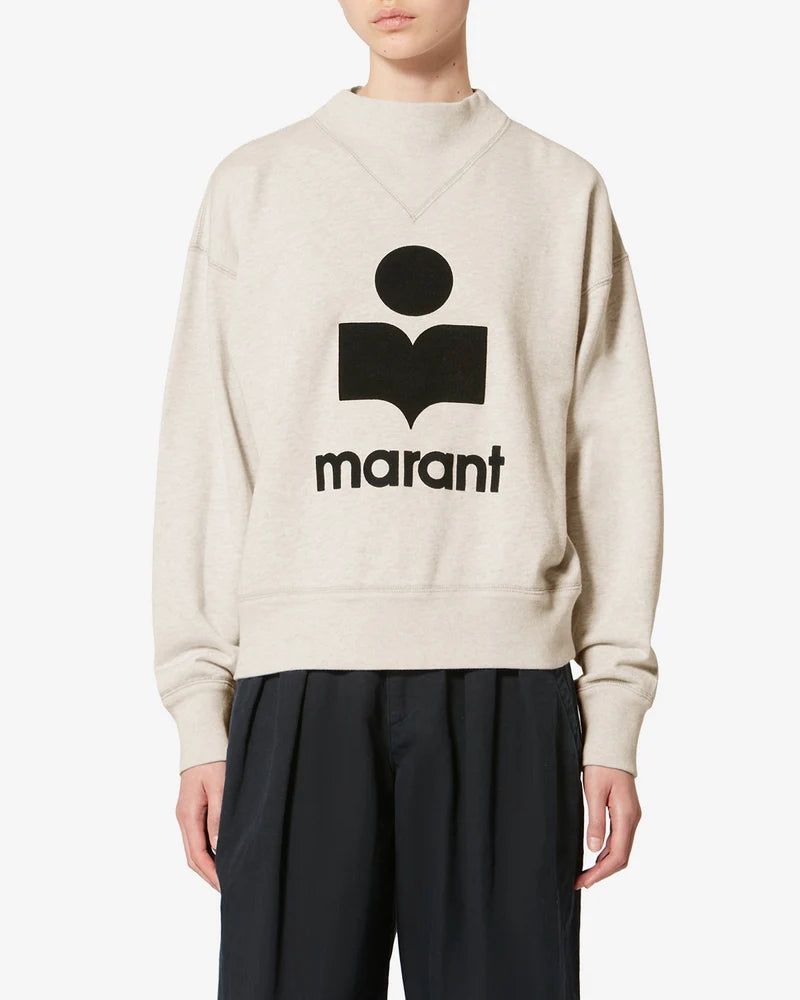 ISABEL MARANT MOBY ecru sweatshirt
