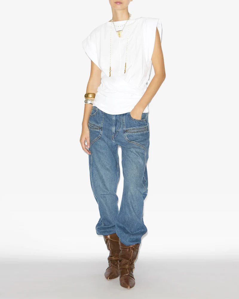 ISABEL MARANT MAISAN  t-shirt white