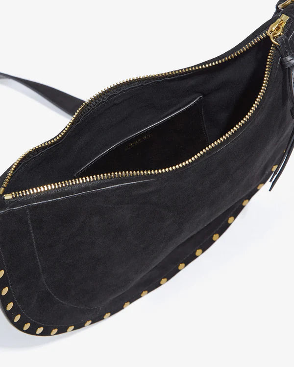 ISABEL MARANT OSKAN SOFT ZIPPED shoulder bag black