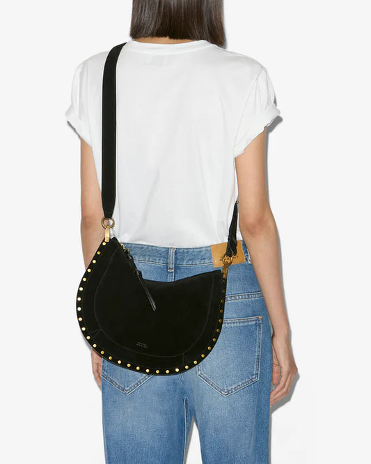 ISABEL MARANT OSKAN SOFT ZIP shoulder bag black