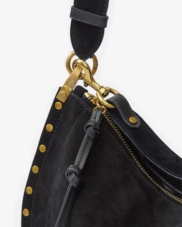 ISABEL MARANT OSKAN SOFT ZIPPED shoulder bag black