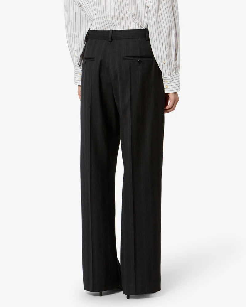 ISABEL MARANT NOANDA pants dark anthracite