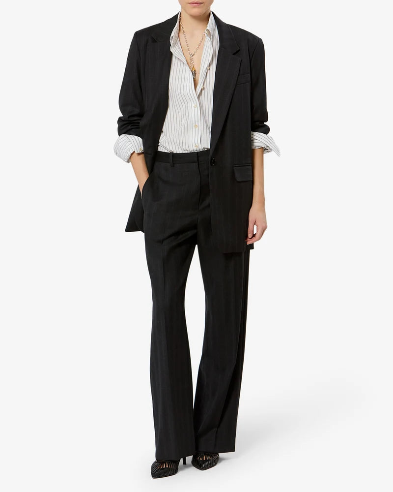ISABEL MARANT NERIX jacket dark antrachite