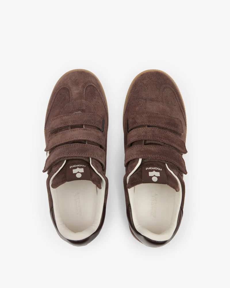 ISABEL MARANT BETH sneakers chocolate/milky white