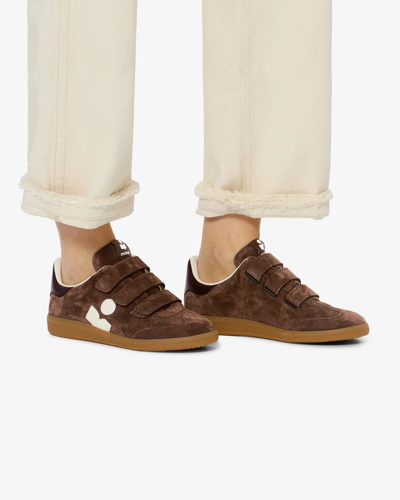 ISABEL MARANT BETH sneakers chocolate/milky white