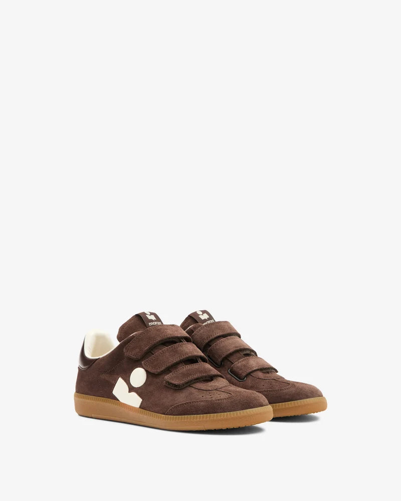 ISABEL MARANT BETH sneakers chocolate/milky white