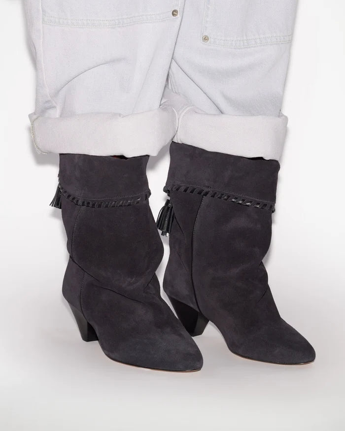 ISABEL MARANT DALBY boots faded black