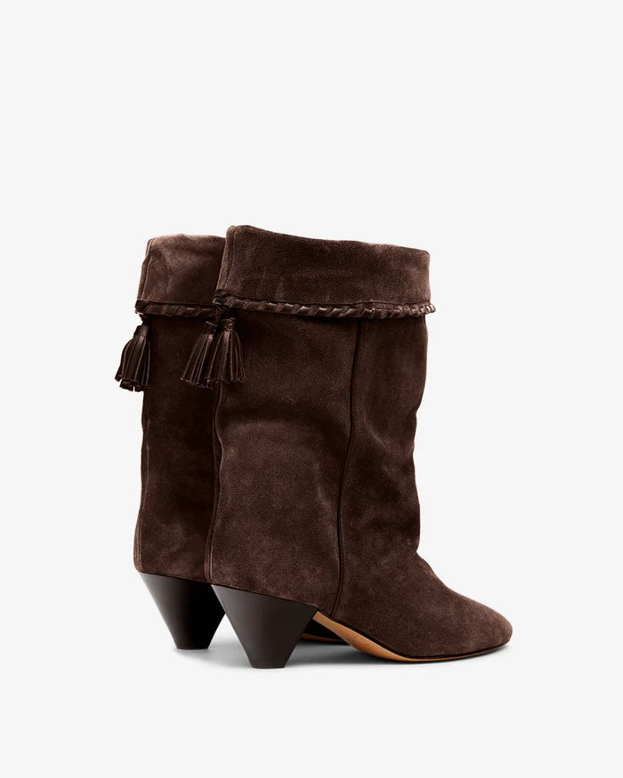 ISABEL MARANT DALBY boots chocolate