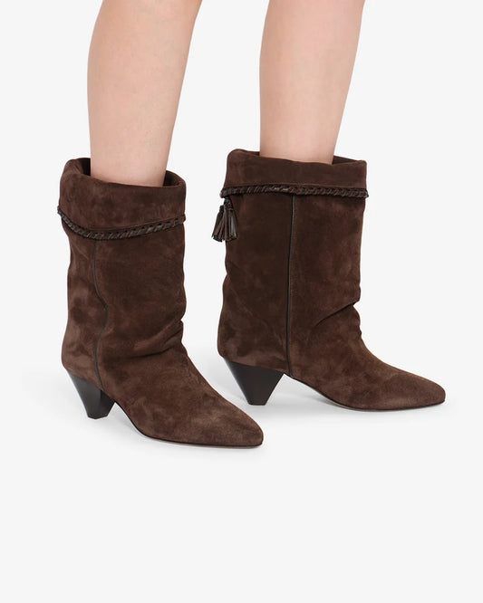 ISABEL MARANT DALBY boots chocolate