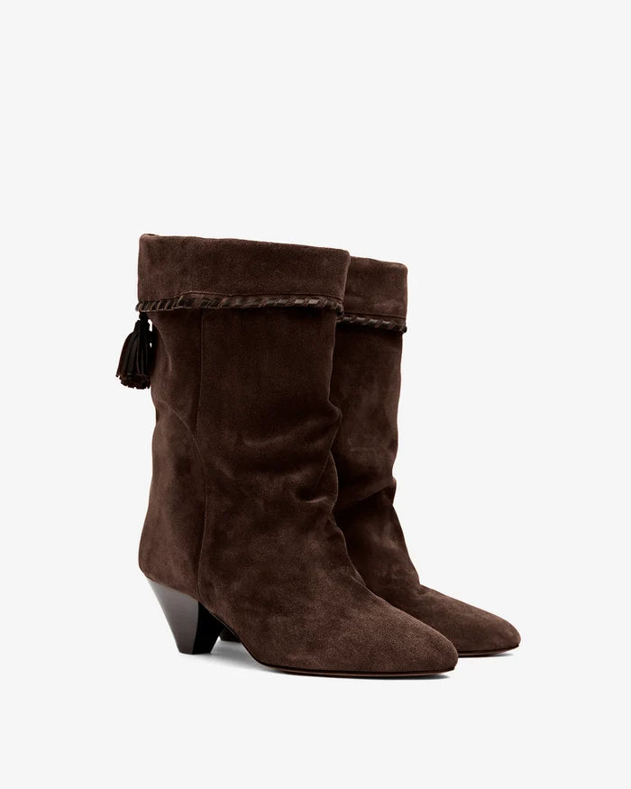 ISABEL MARANT DALBY boots chocolate