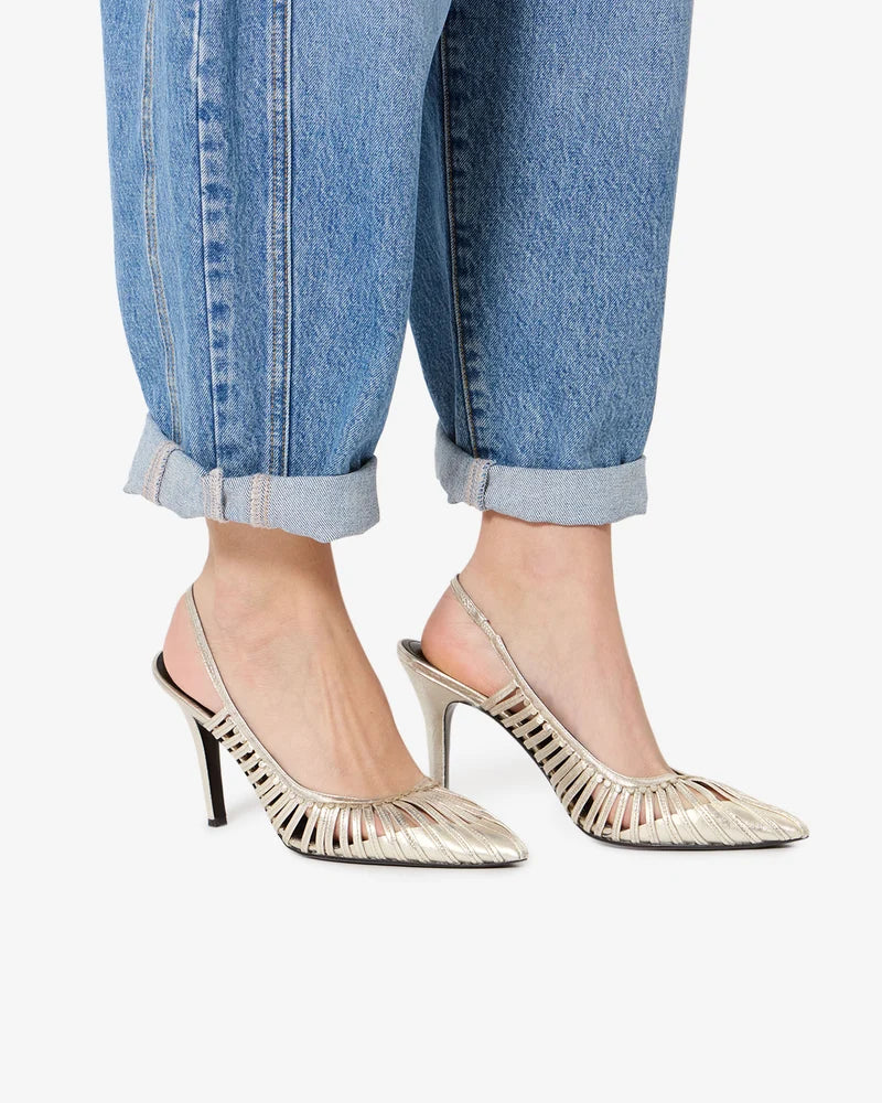 ISABEL MARANT PYSMA pumps light gold