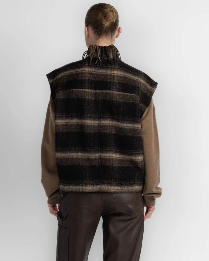 ISABEL MARANT GINESA jacket black khaki