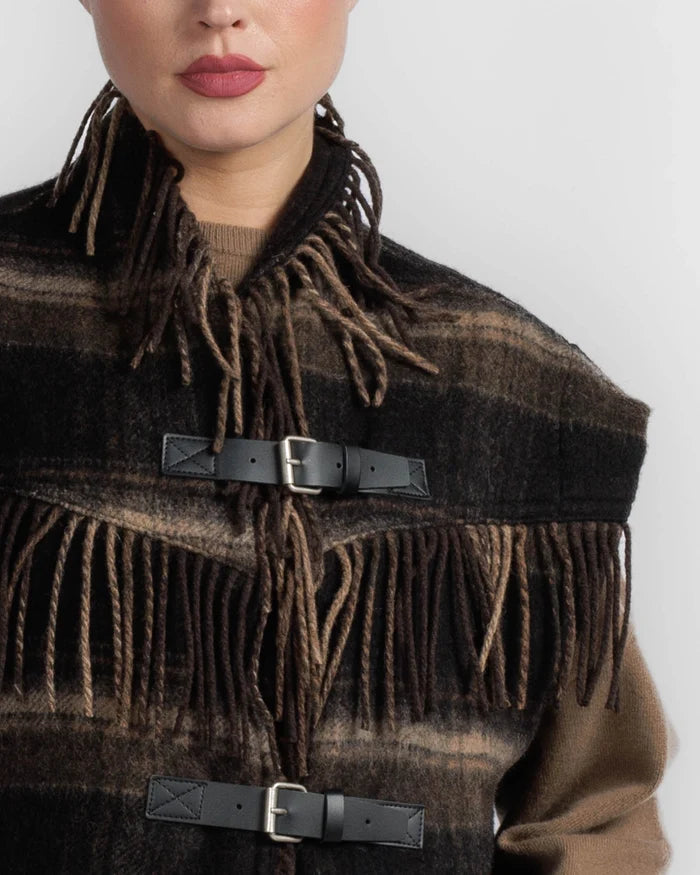 ISABEL MARANT GINESA jacket black khaki