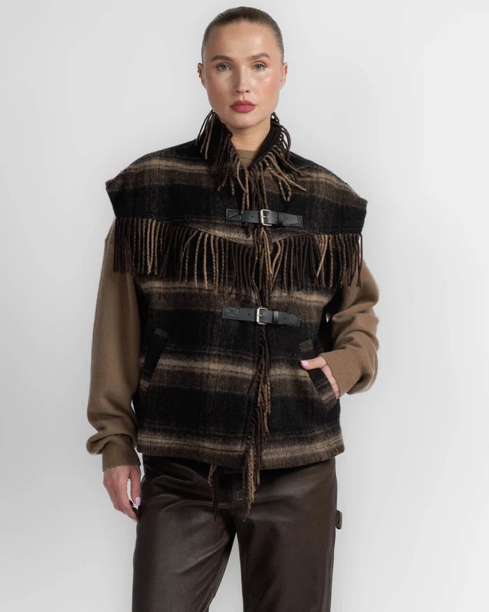 ISABEL MARANT GINESA jacket black khaki