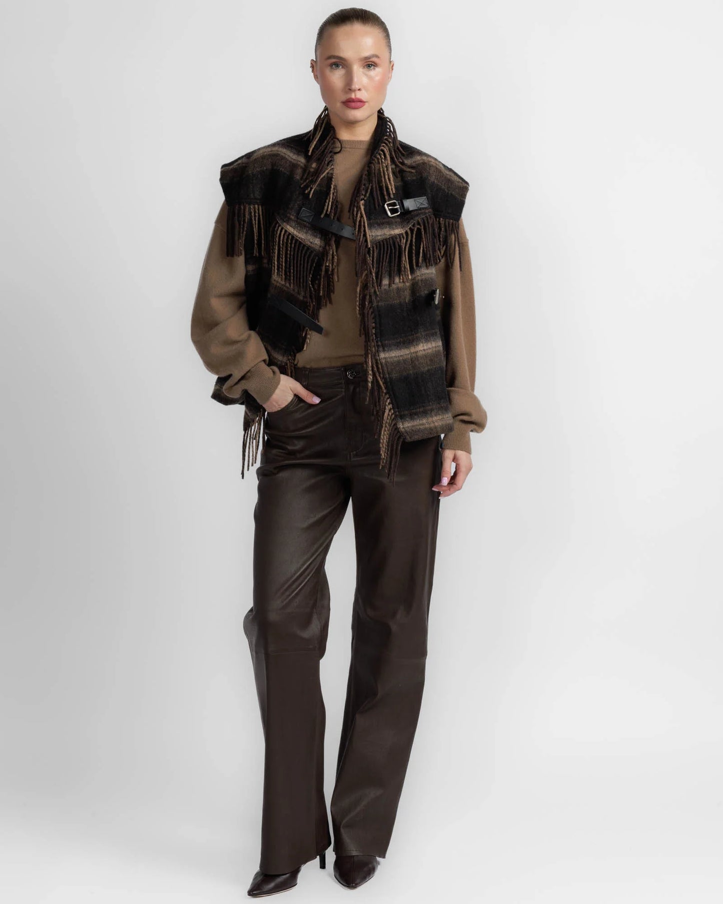 ISABEL MARANT GINESA jacket black khaki