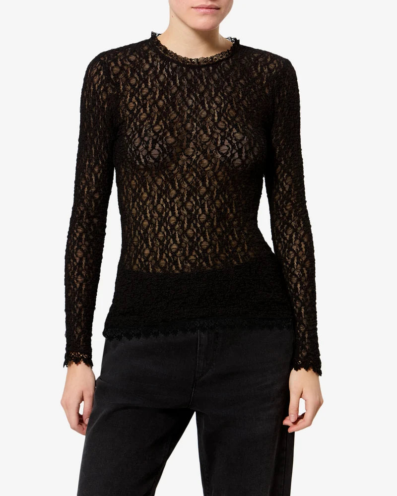 ISABEL MARANT BRANY top black