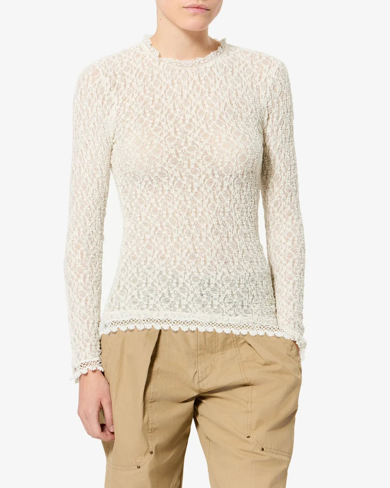 ISABEL MARANT BRANY top white
