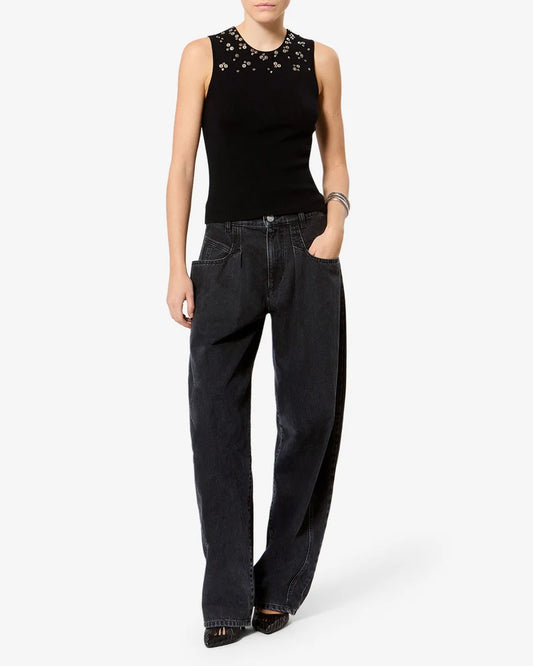 ISABEL MARANT LISHA pants faded black
