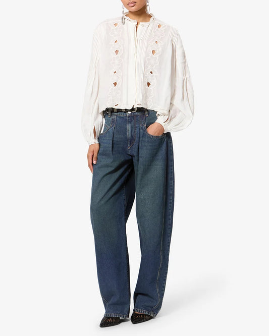 ISABEL MARANT LISHA pants faded blue