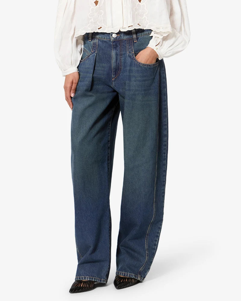 ISABEL MARANT LISHA pants faded blue