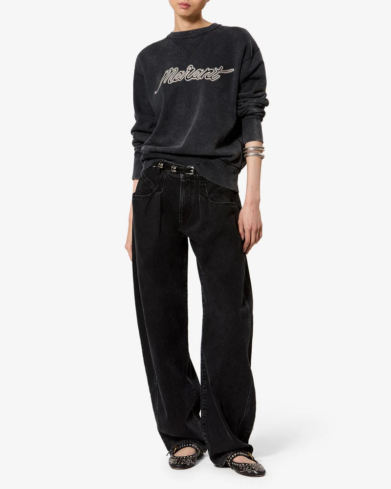 ISABEL MARANT RISE sweatshirt faded black