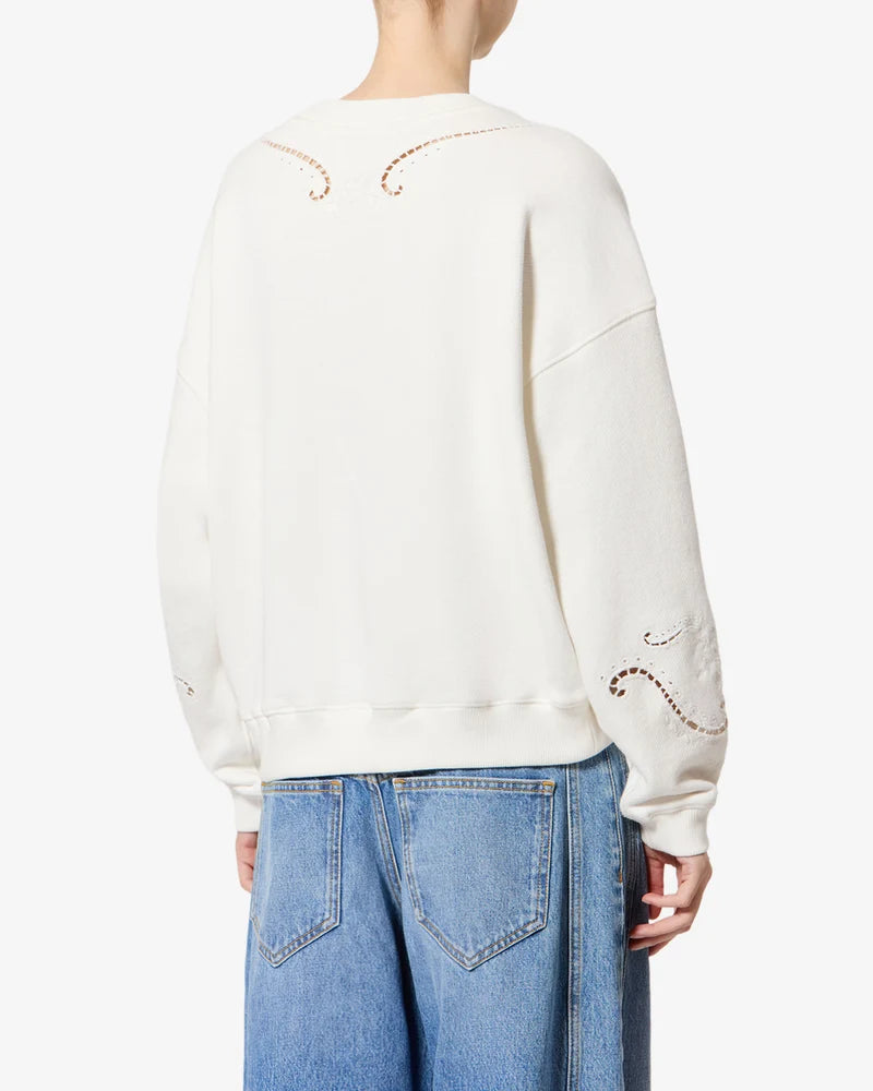 ISABEL MARANT VELLA sweatshirt ecru