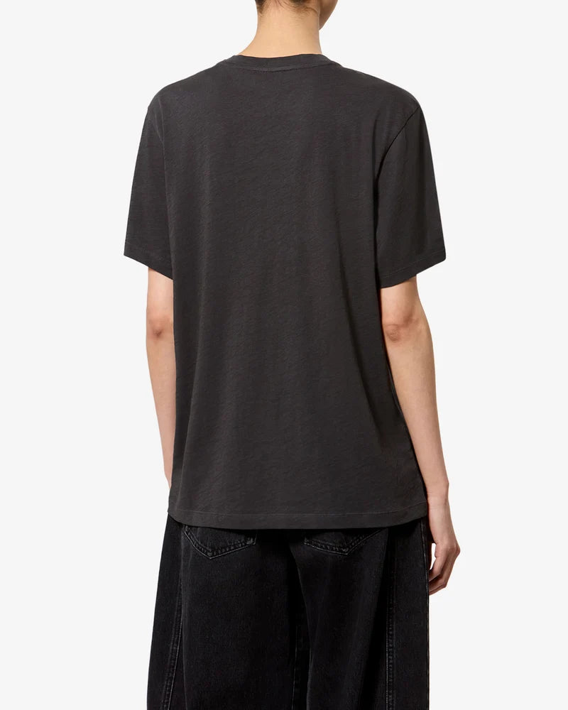 ISABEL MARANT ZEWEL t-shirt faded black GOTS