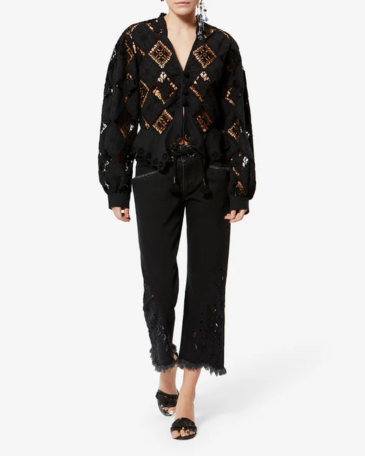 ISABEL MARANT NINA blouse black