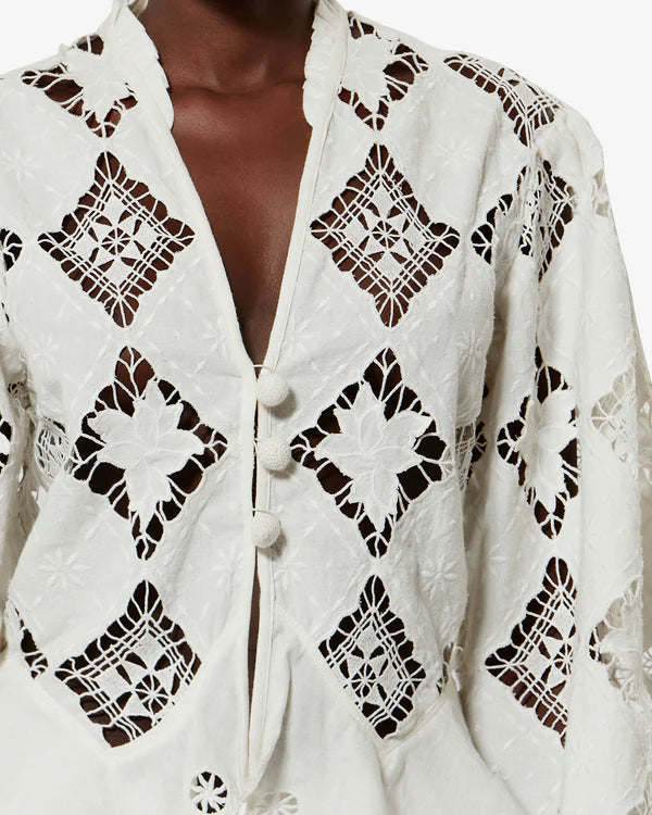 ISABEL MARANT NINA blouse white