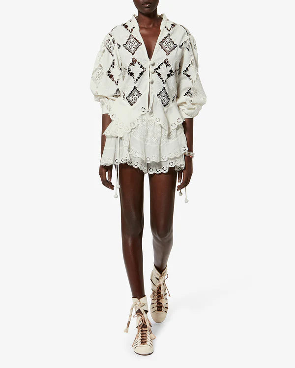 ISABEL MARANT NINA blouse white