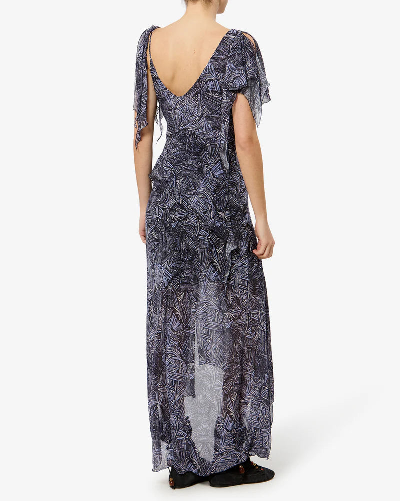ISABEL MARANT TYLENA dress faded night