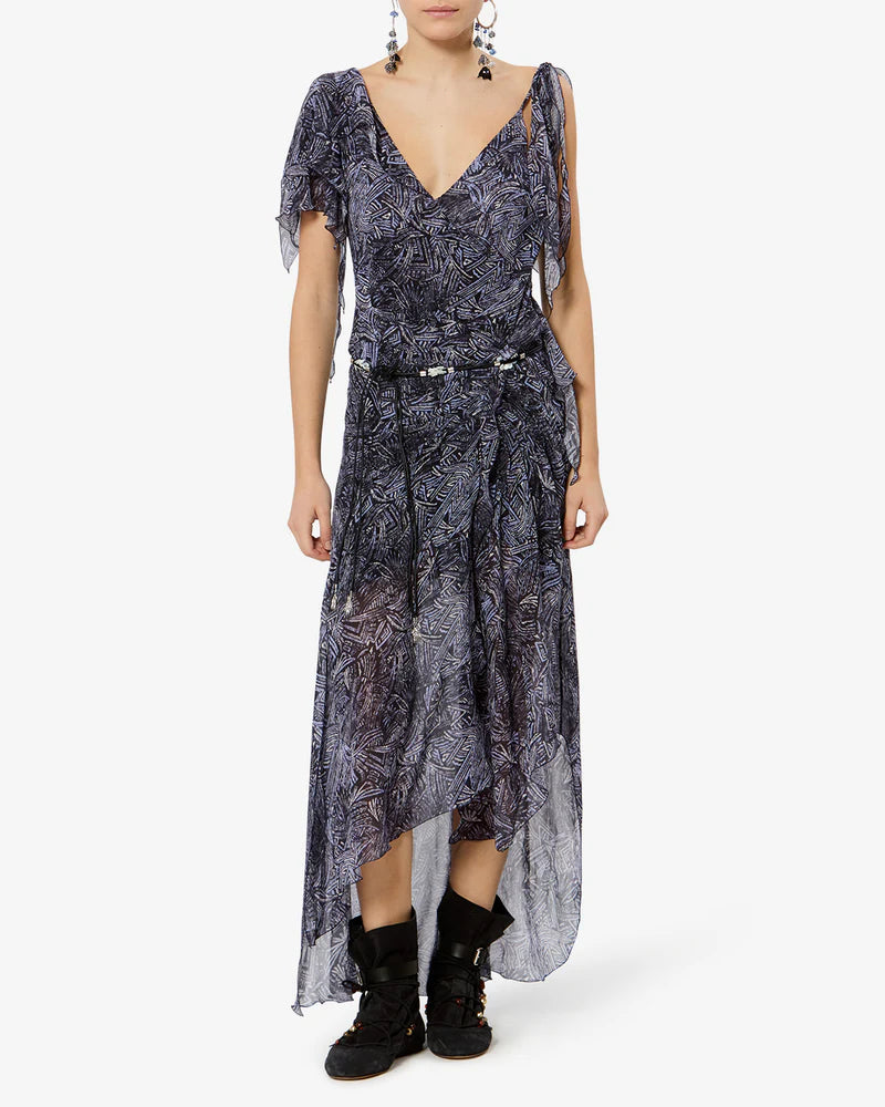 ISABEL MARANT TYLENA dress faded night