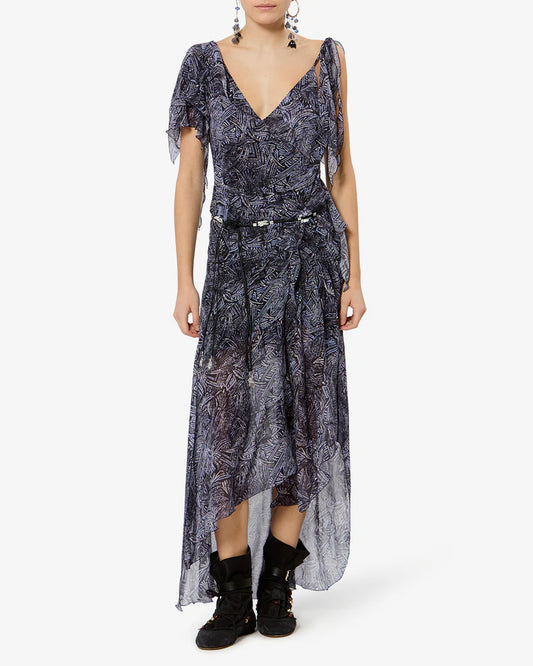 ISABEL MARANT TYLENA dress faded night