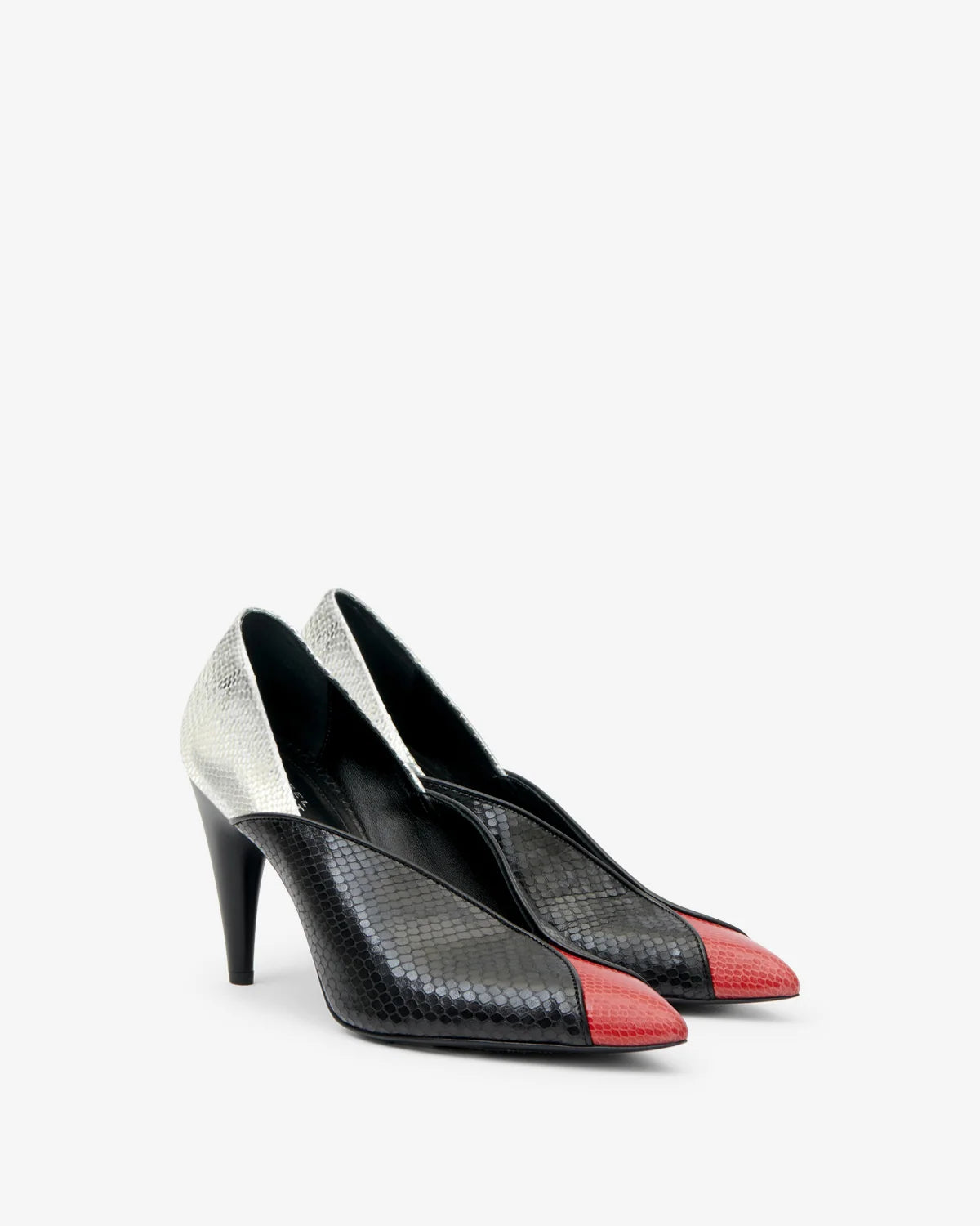 ISABEL MARANT LUZA pumps black/scarlet red