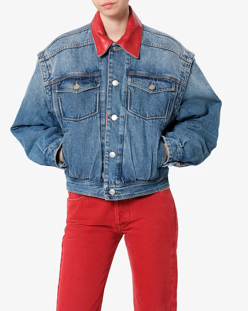 ISABEL MARANT DEVYN jacket blue