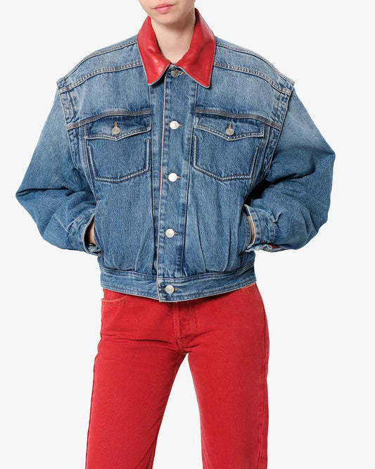 ISABEL MARANT DEVYN jacket blue