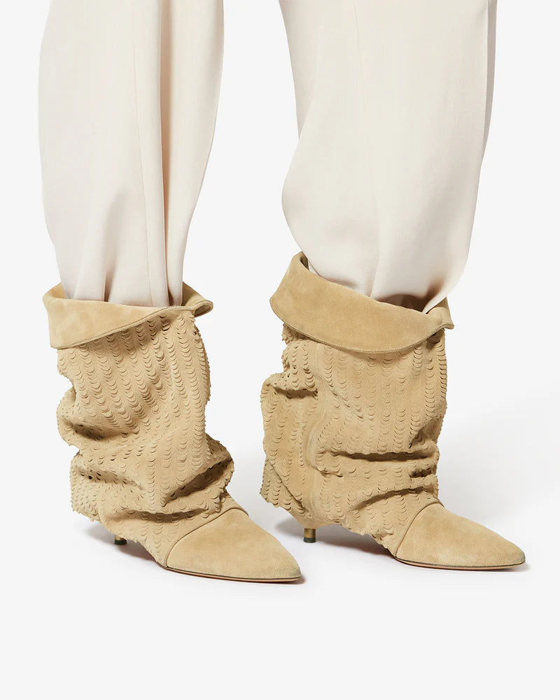 ISABEL MARANT EDRIK boots beige